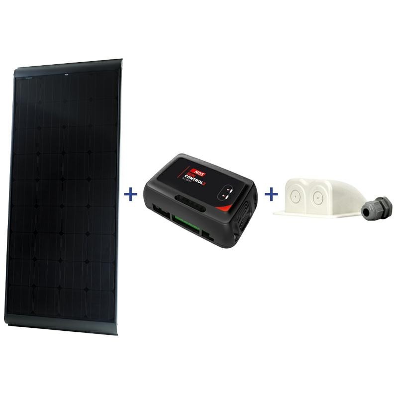 Pannello solare 165WP NDS Blacksolar con kit completo total black camper  Pannelli solari NDS